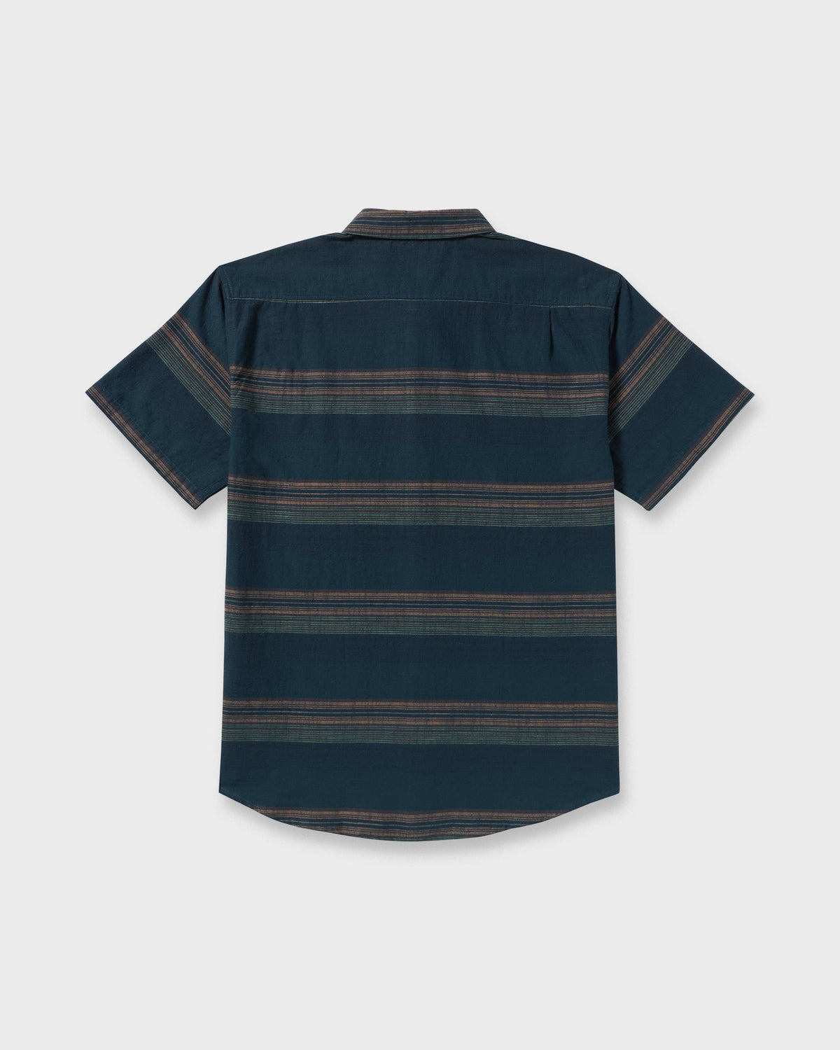 All Day Stripe Short Sleeve Shirt - Midnight