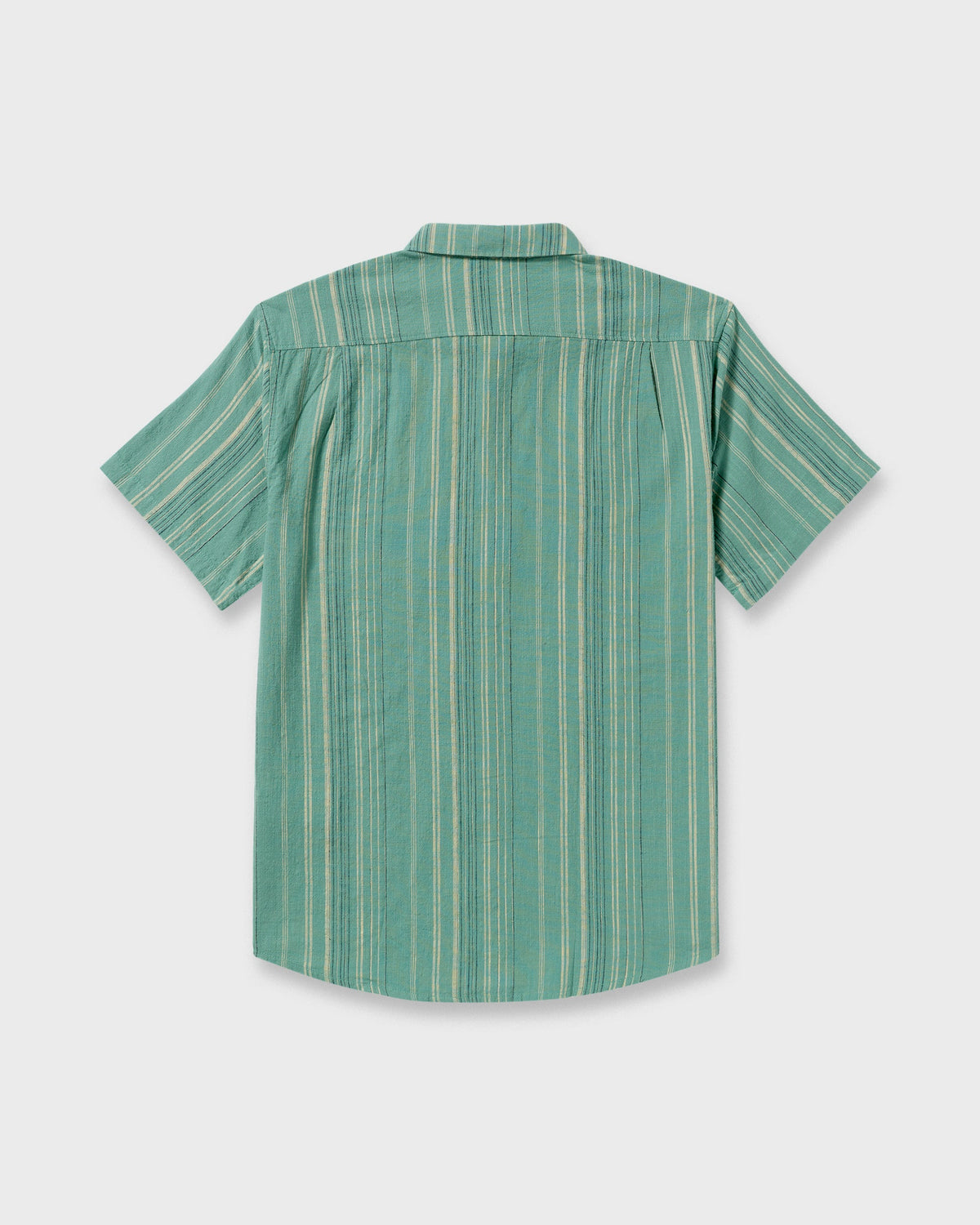 All Day Stripe Short Sleeve Shirt - Sage Green
