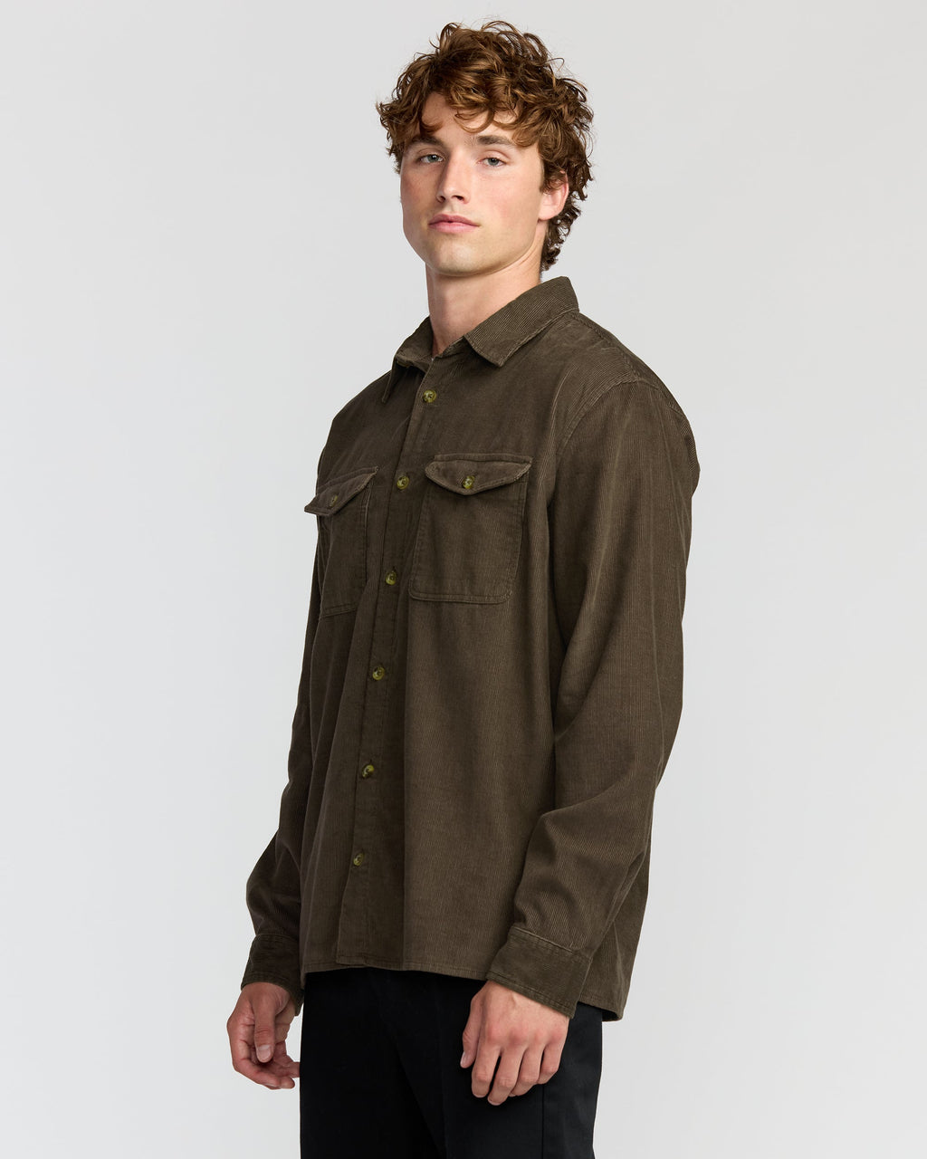 Austin Garage Long Sleeve Shirt - Chocolate