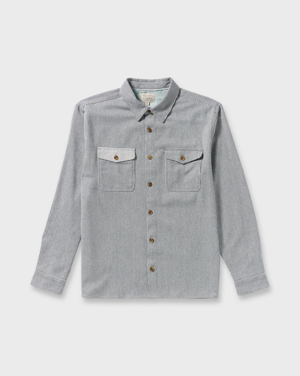 Austin Garage Long Sleeve Shirt - Stone Blue