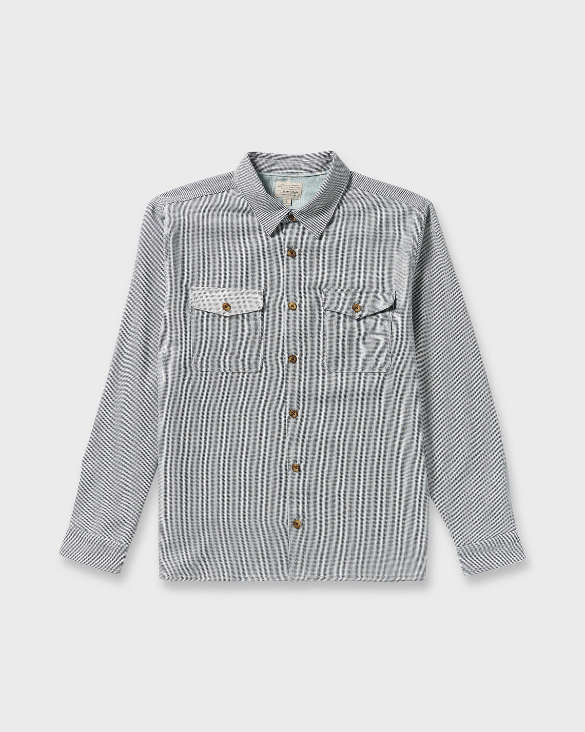 Austin Garage Long Sleeve Shirt - Stone Blue