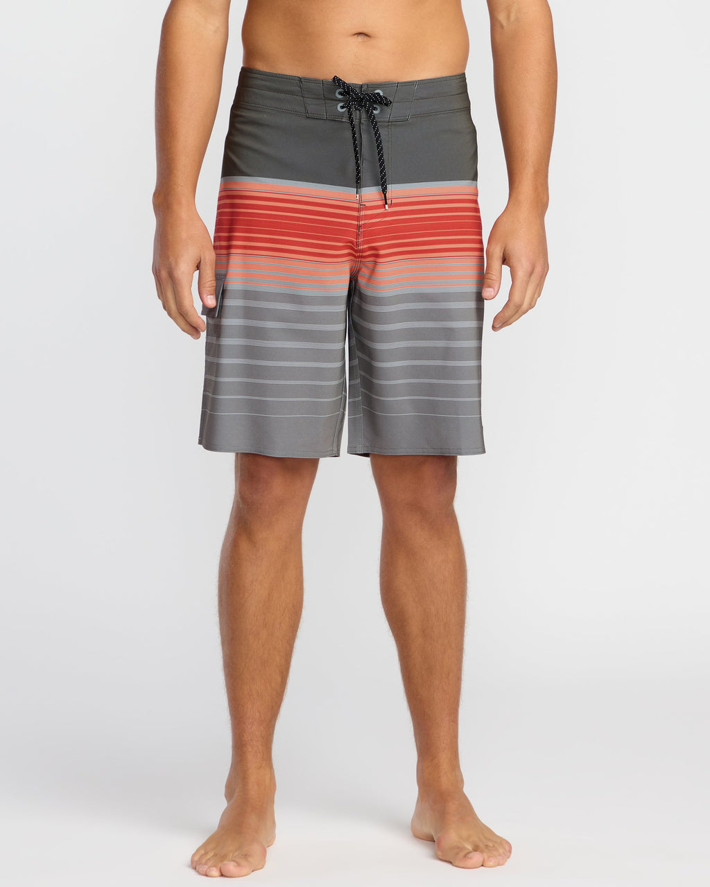 All Day Stripe Pro Performance 20 Boardshorts - Sunset