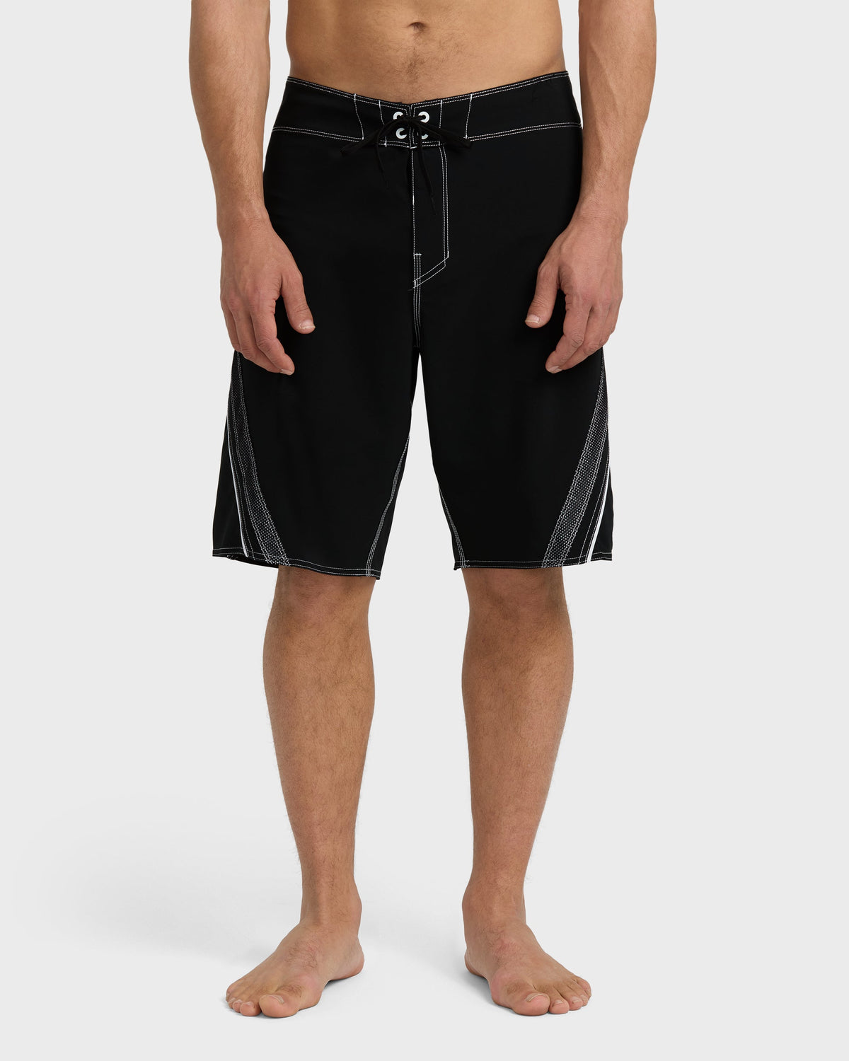 Fluid 2K Pro Performance 21 Boardshorts - Black White