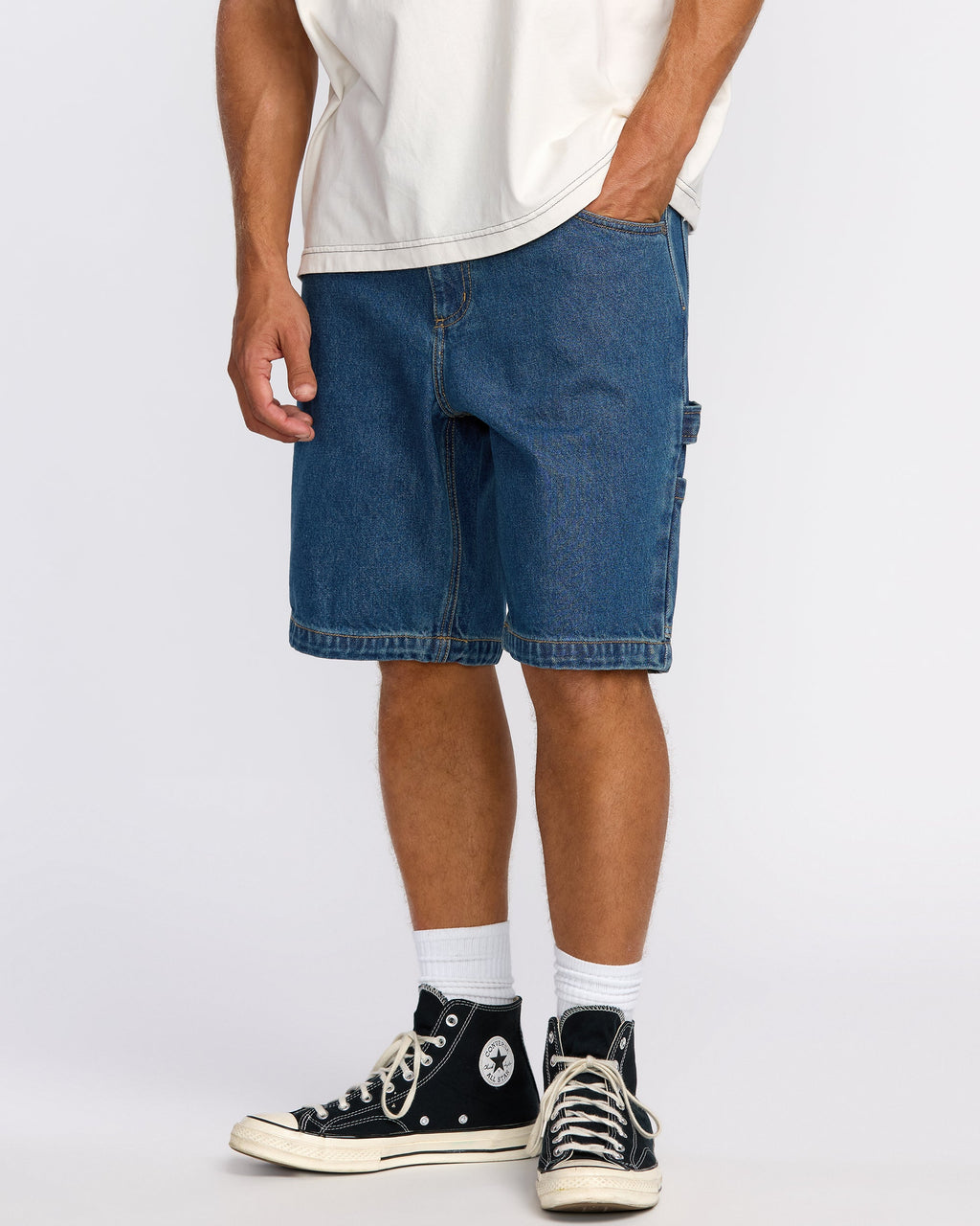 Bad Dog Workwear Shorts - Ocean Wash