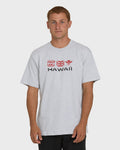 Kahili Hawaii Regular Short Sleeve Tee - Heather Gray