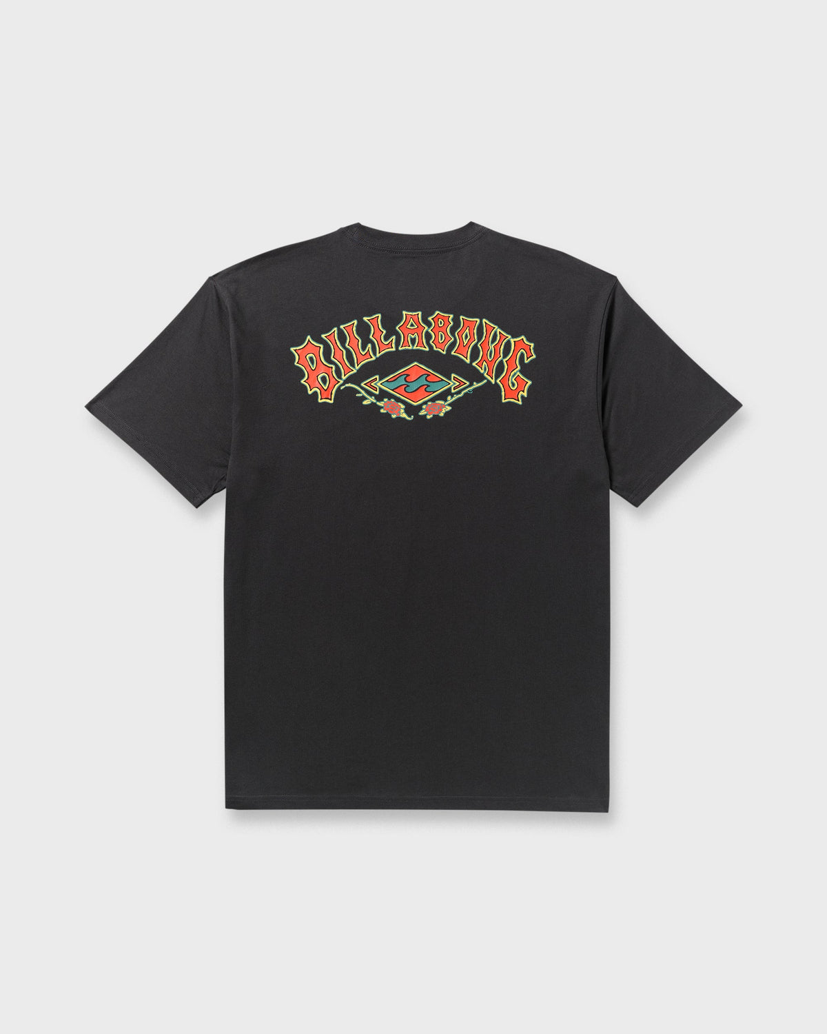 Rose Arch Regular Short Sleeve T-Shirt - Washed Black