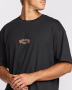 Rose Arch Regular Short Sleeve T-Shirt - Washed Black