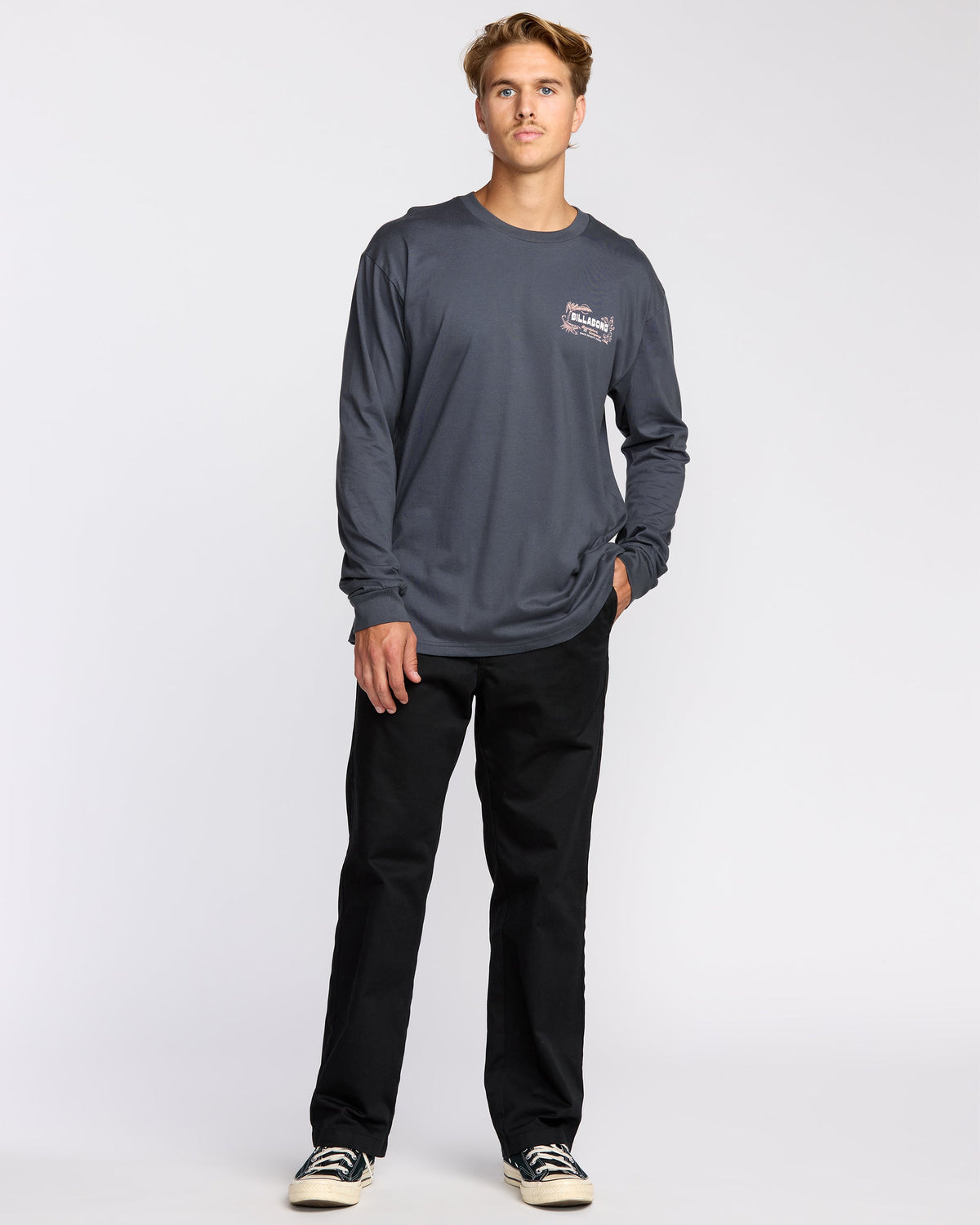 Lounge Regular Long Sleeve T-Shirt - Midnight Blue