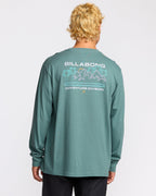 Coastal Range A/Div Long Sleeve T-Shirt - Sea Blue