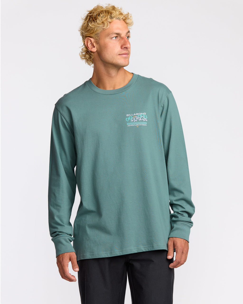 Coastal Range A/Div Long Sleeve T-Shirt - Sea Blue