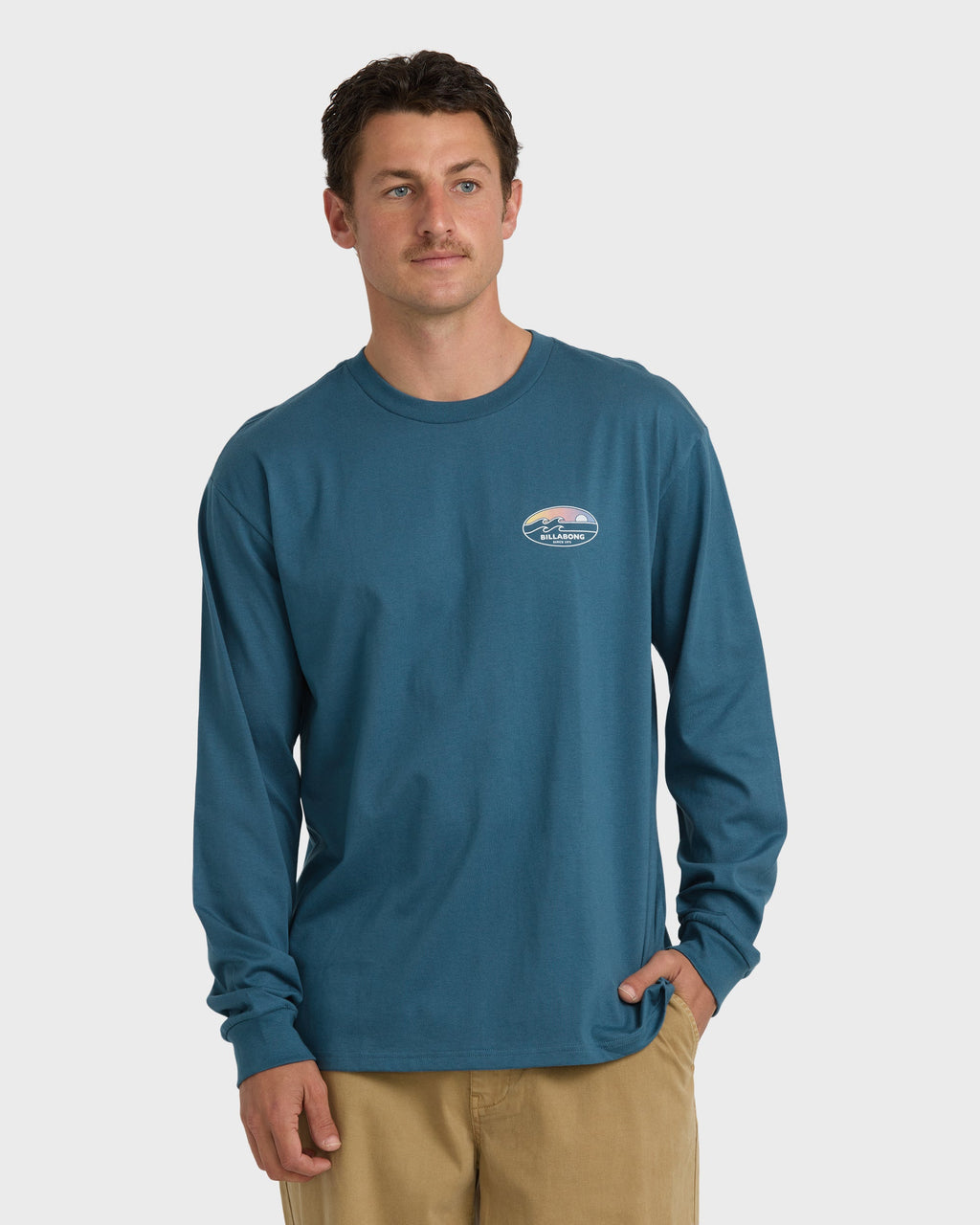 Runner Regular Long Sleeve T-Shirt - Real Teal