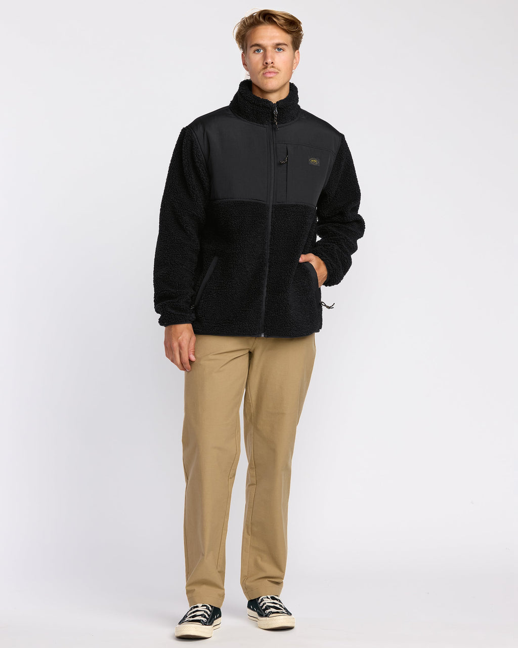 Boundary Summit Zip Sweatshirt - Black
