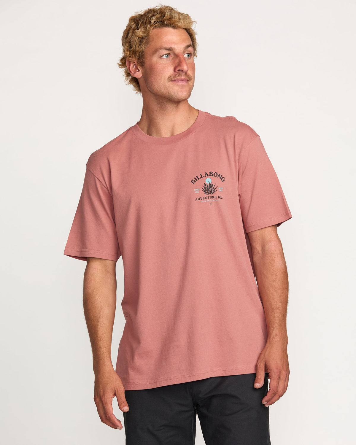 A/Div Agave Tee - Dusty Rose