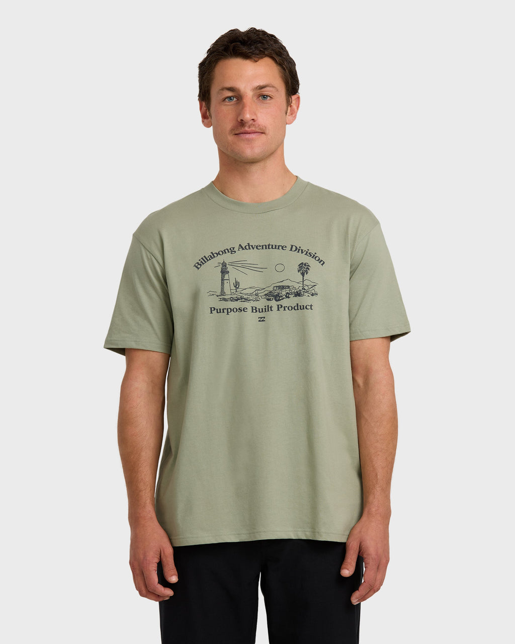 A/Div Scenic Route Short Sleeve T-Shirt - Seagrass