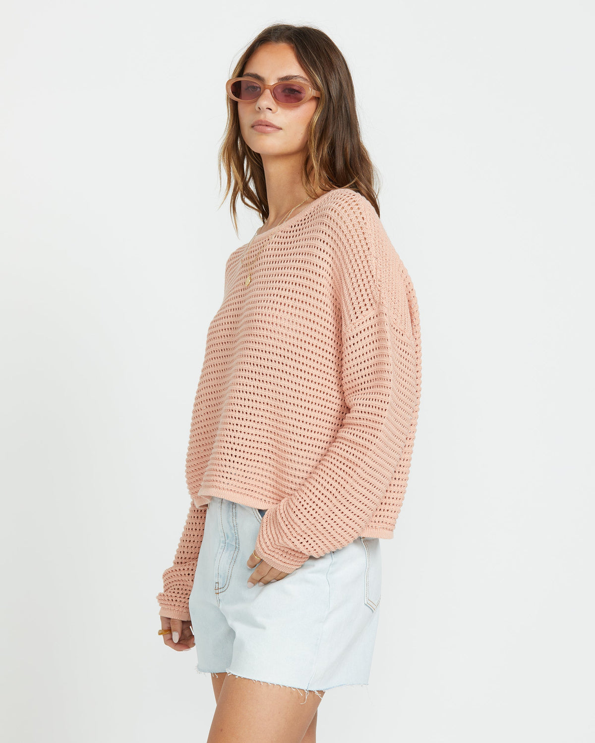 Daybreak Sweater - Faded Rose