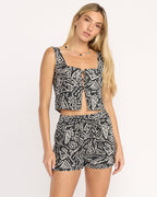 Sunflower Shorts - Black White