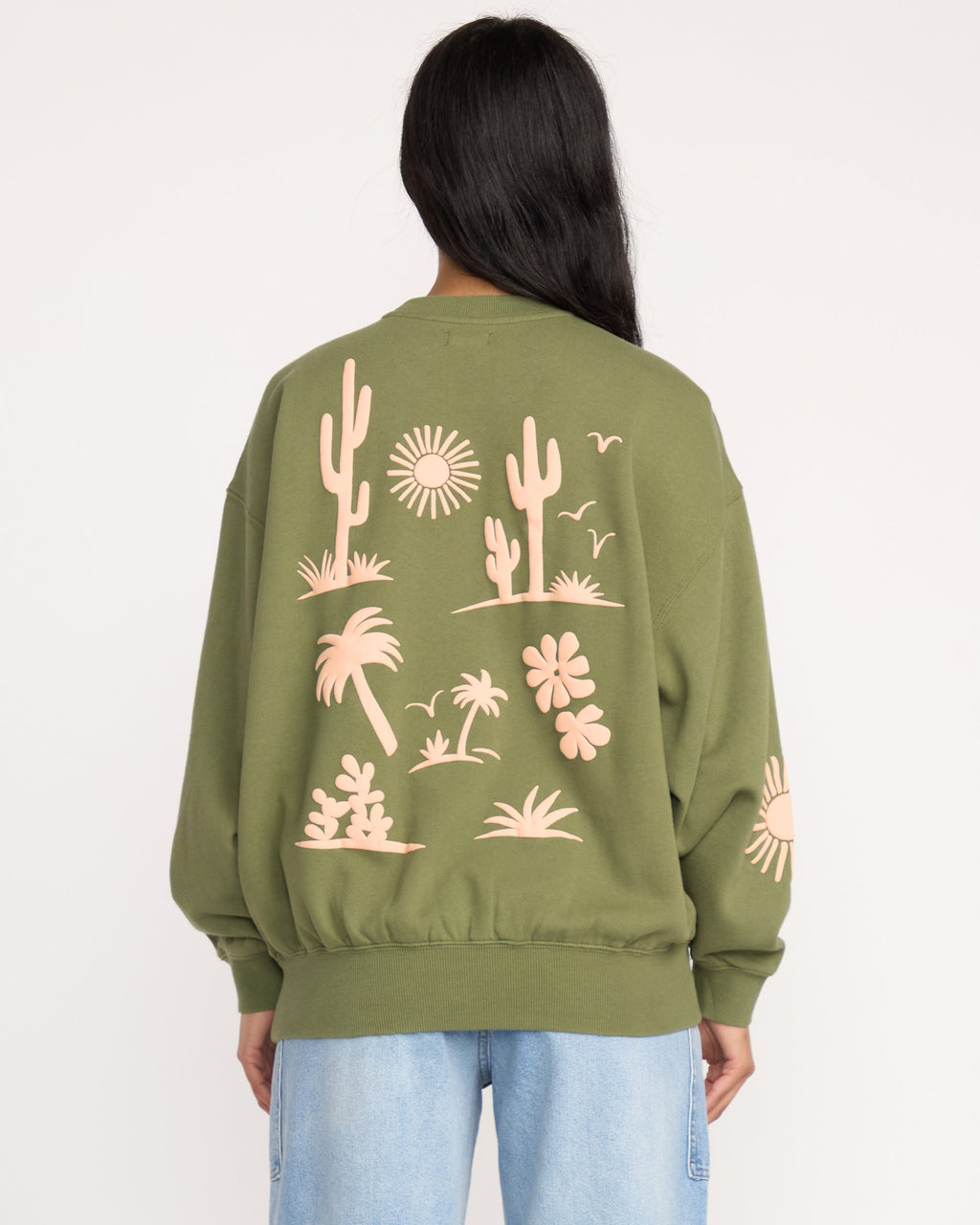 Sun Wave Livin Kendal Crewneck Sweatshirt - Luv Army