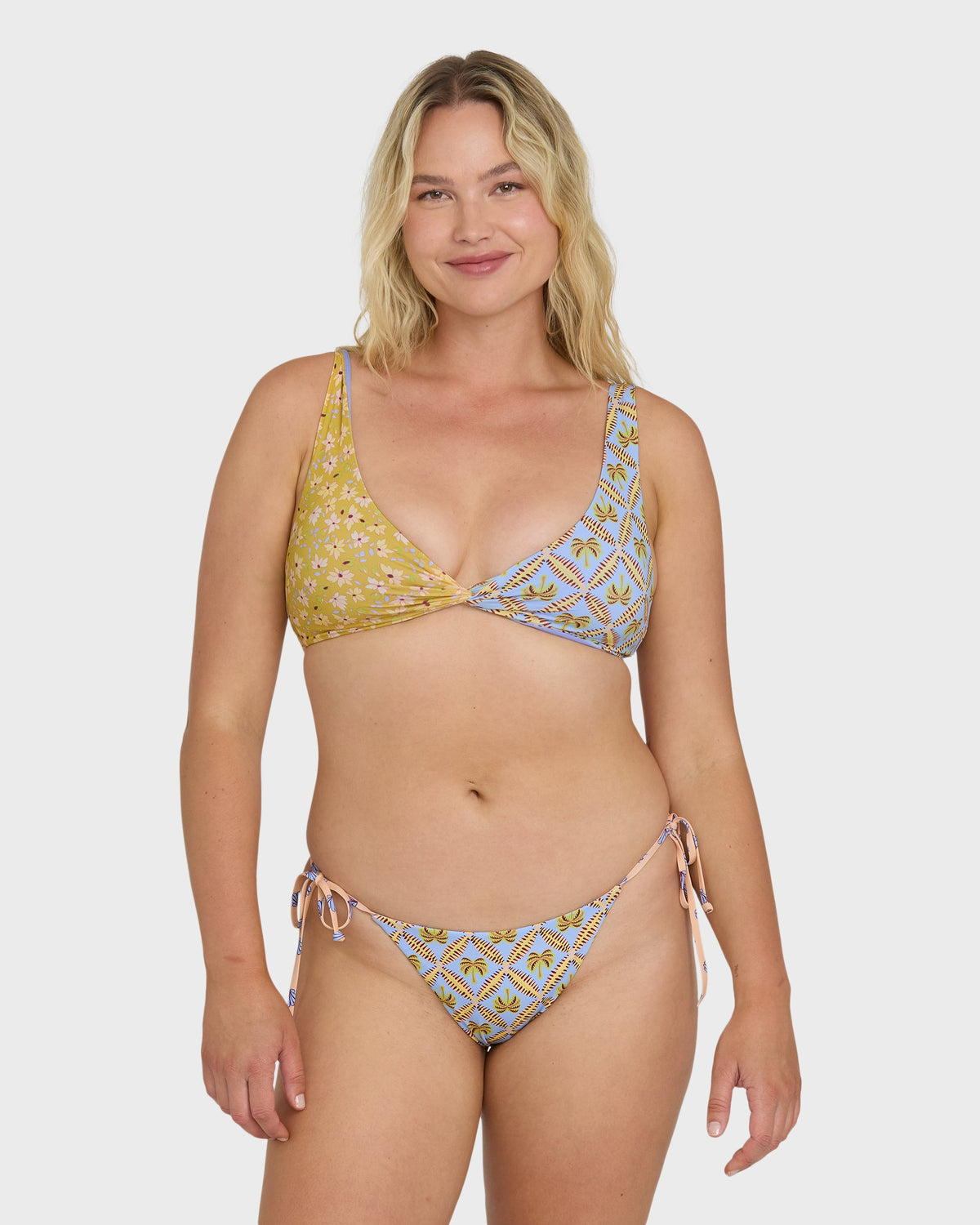 Soul Stoke Reversible Tie-side Hike Medium Bikini Bottom - Twilight Blue