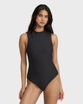 Tanlines High Neck Glider One-piece Swimsuit - Black