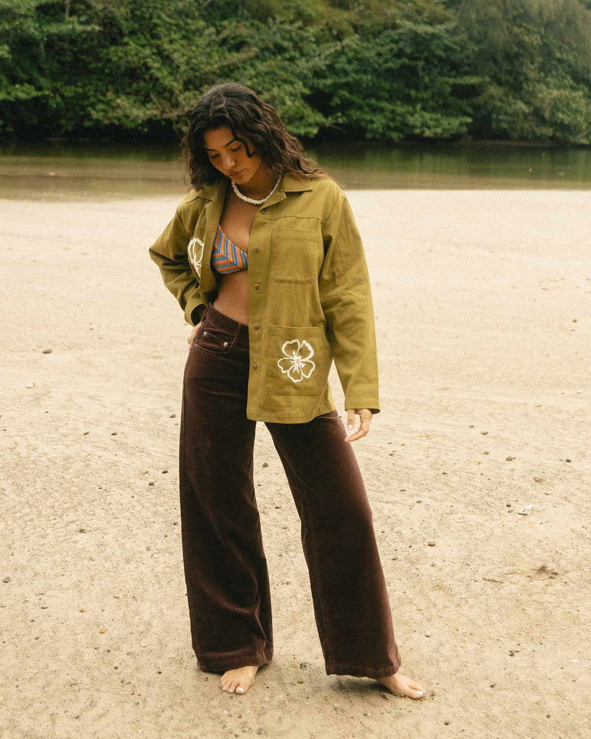 Uncut Cordpants - Teak