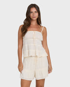 Sol Mate Tank Top - White Cap