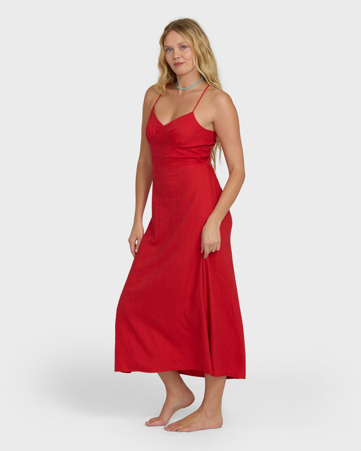 Take It Back Maxi Dress - Fiesta Red