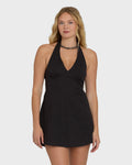 Sunny Sometimes Mini Dress - Black Sands