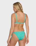 Ship Wrecked Tie-Side Tropic Bikini Bottoms - Green Tropics
