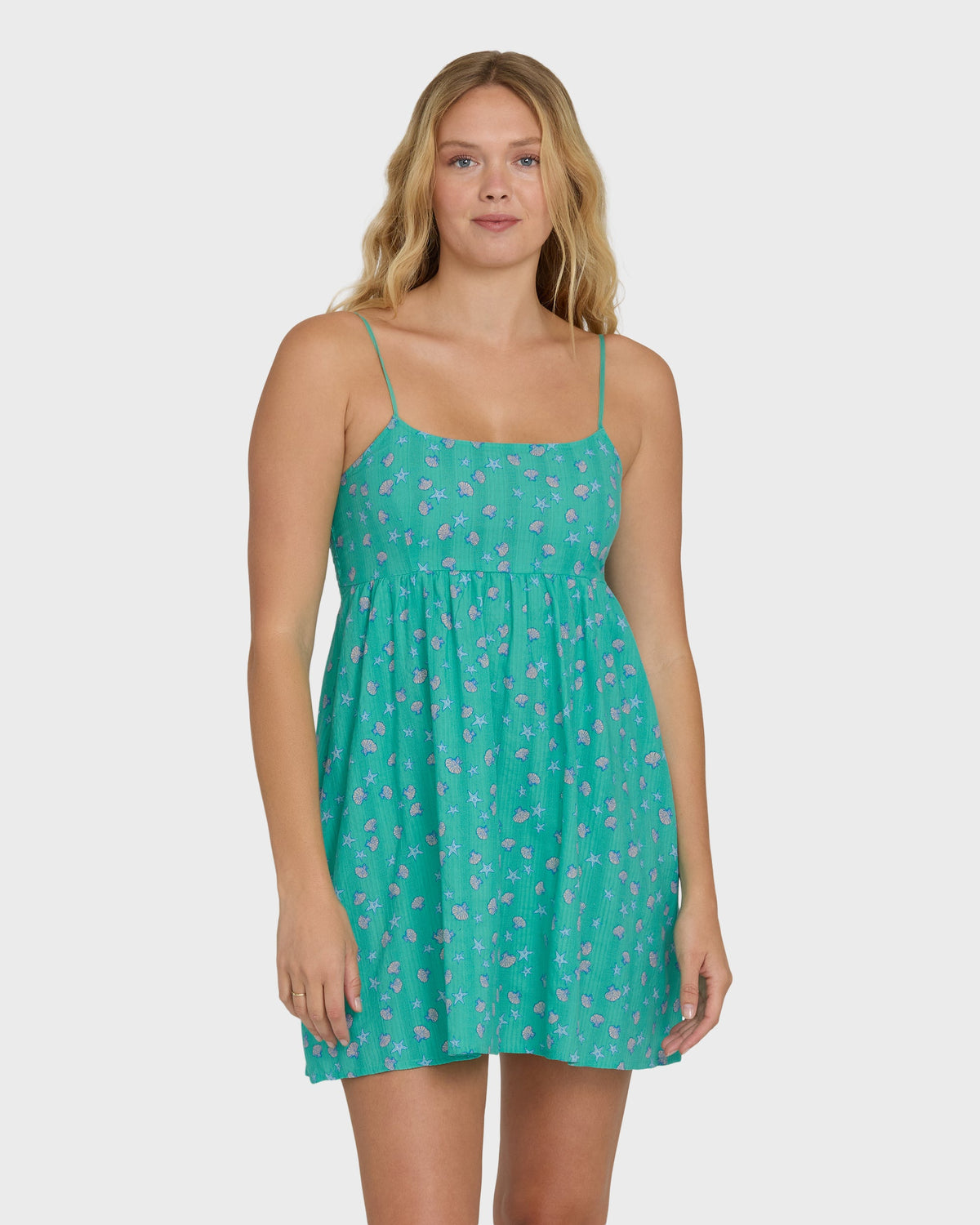Island Heat Mini Cover-Up - Green Tropics