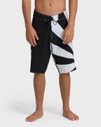 A.I. Rising Sun Pro 22 Boardshorts - Black/White