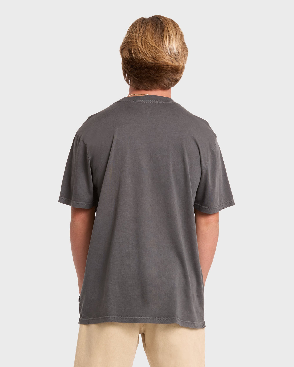 Essential Wave Washed Premium Short Sleeve Pocket Tee - Raven