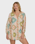 Sweet Dreamer Mini Dress - White Cap