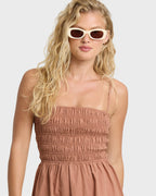 Suns Out Mini Dress - Sugar Almond