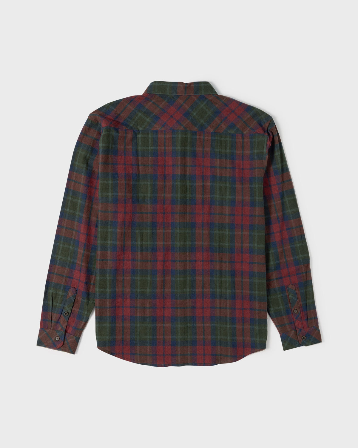 Coastline Long Sleeve Flannel Shirt - Tortoise Shell