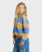 Lit Light Crewneck Sweater - Curry