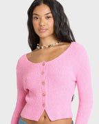 Good Luck Cardigan - Prism Pink