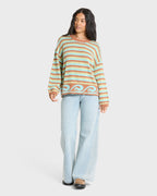 Bayside Crewneck Sweater - Sugar Almond
