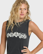 Paradise Knit Mini Dress - Black Sands