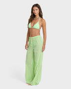 Sun Lit Cover Up Pants - Green Glow